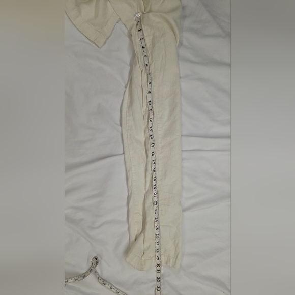 Sincerely Jules Linen-Blend Button Front Wide Leg Pants – Women’s Size M - Picture 7 of 12